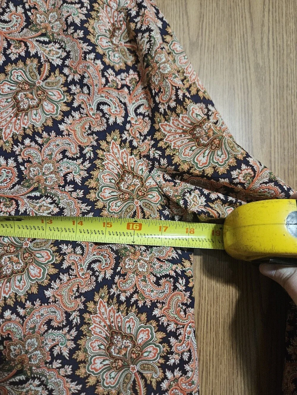 J.Crew Women's Colorful Floral Paisley Ruffle Button Up Long Sleeve Top Medium!